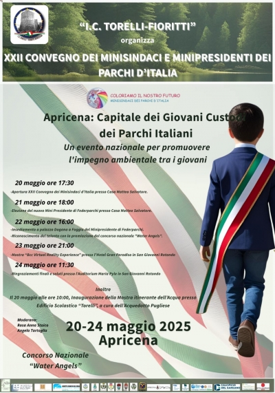 Water Angels, i custodi dell'acqua: Ecco il tema del XXII Convegno Nazionale dei Mini Sindaci dei Parchi d'italia